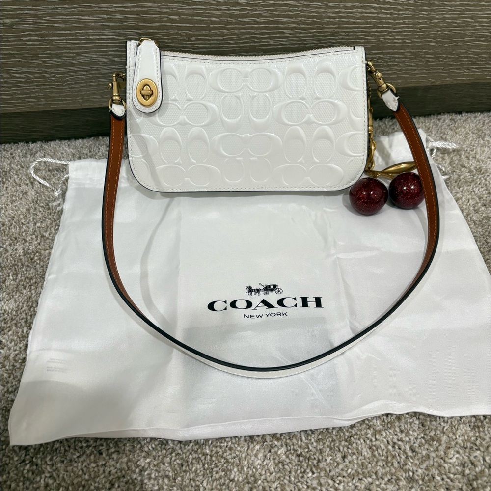 NWT Coach Penn Shoulder Bag Patent Leather